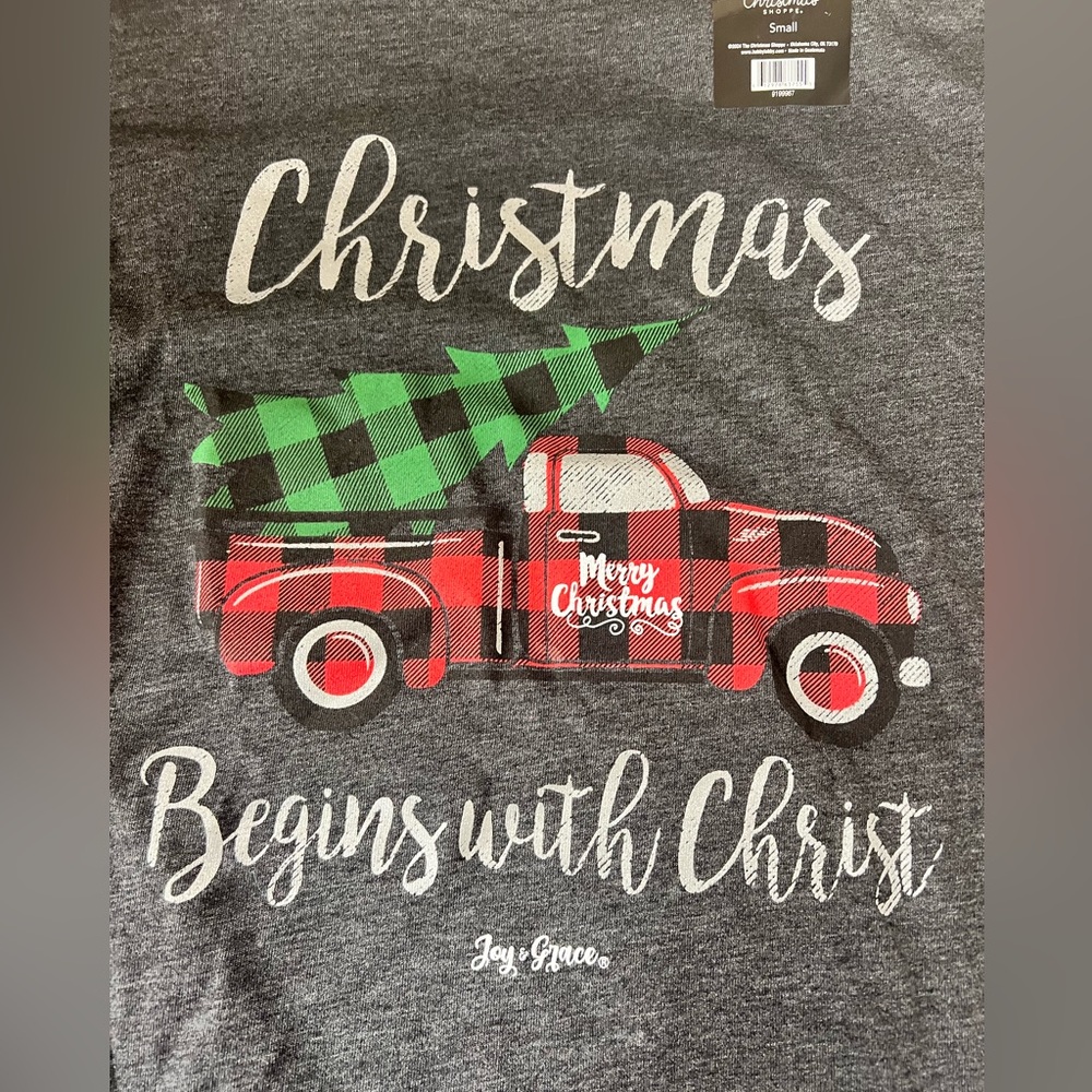 Religious Christmas begin with Christ T-shirt
